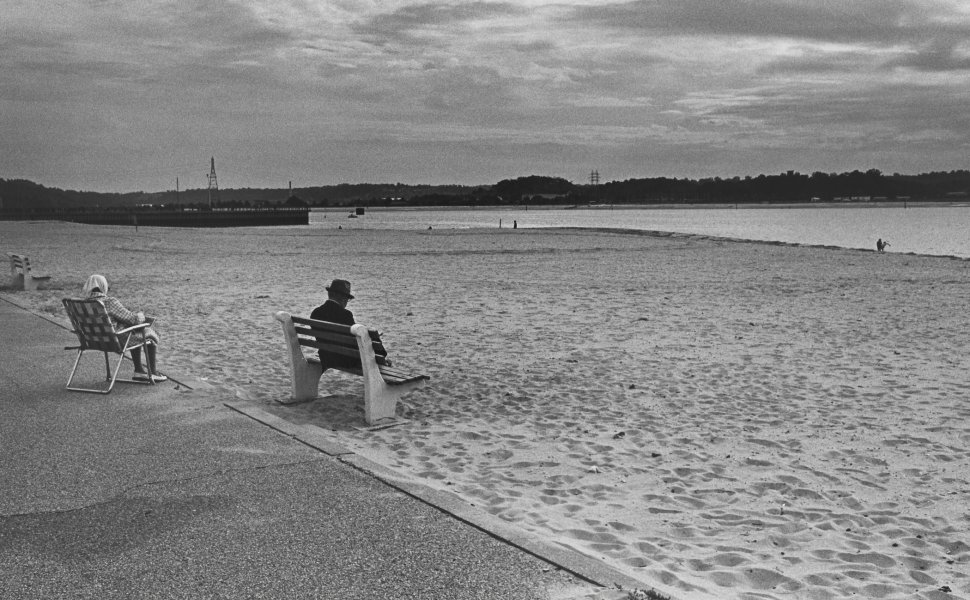 Man and Woman on Beach from Forty Portfolio