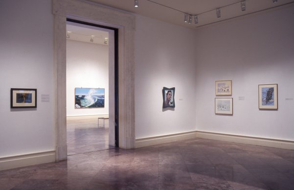 Installation view of Frank Moore: Green Thumb in a Dark Eden
