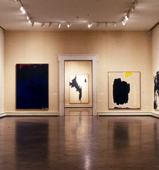 Installation view of the special exhibition Clyfford Still: The Buffalo and San Francisco Collection