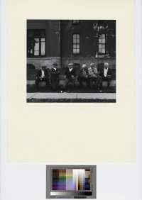 Untitled (Old men on stoop) from the series Lower West Side, 1972-1977
