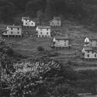 Untitled (Houses on hillside) from the series Appalachia, 1962-1987