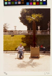 Jean in the Luxembourg Gardens - June 1974 from the portfolio Twenty Photographic Pictures