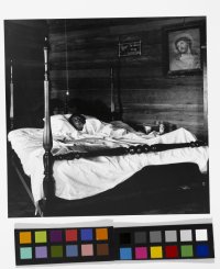 Untitled (Black woman in bed) from the series Appalachia, 1962-1987