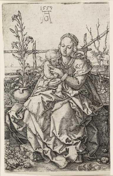 Madonna and Child with Lily
