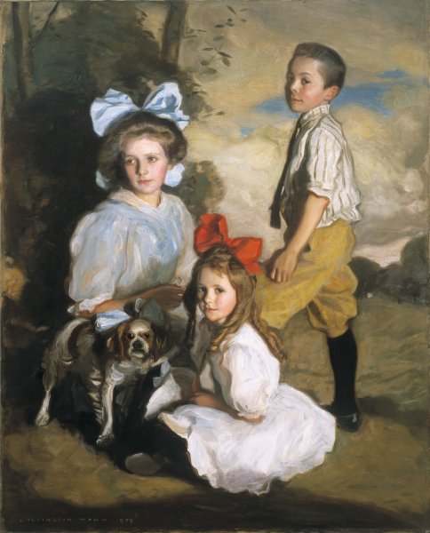 Portrait of Three Knox Children
