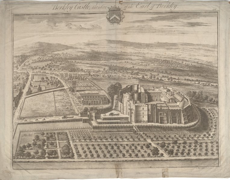 Berkley Castle from Brittania Illustrata