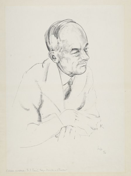 Czecho-Slovakia: Dr. E. Benes "Foreign Minister and President" from the portfolio Geneva Portraits