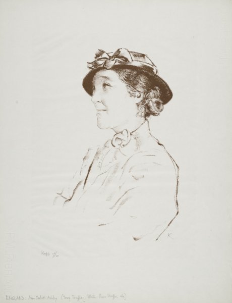 England: Mrs. Corbett-Ashby (Drug Traffic, White Slave Traffic, etc.) from the portfolio Geneva Portraits