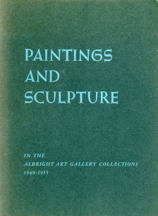 Cover of Catalogue of the Paintings and Sculpture in the Permanent Collection