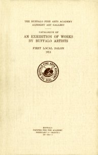 Cover of Catalogue of an Exhibition of Works by Buffalo Artists: First Local Salon