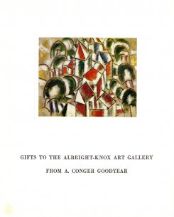 Cover of Gifts to the Albright-Knox Art Gallery from A. Conger Goodyear