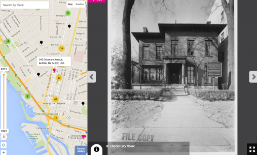 Dr. Charles Cary House (Screenshot of the Albright-Knox Art Gallery&#039;s channel on Historypin)
