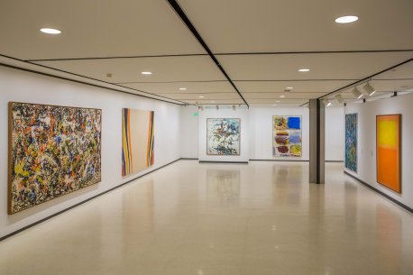 Paintings by Jackson Pollock, Morris Louis, Joan Mitchell, and Mark Rothko