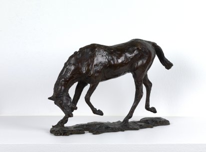 Edgar Degas&#039;s Horse with Head Lowered, 1880s