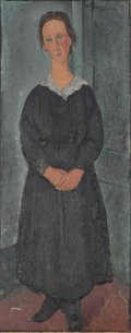 Amedeo Modigliani&#039;s La Jeune bonne (The Servant Girl), ca. 1918