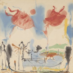 Helen Frankenthaler&#039;s Round Trip, 1957