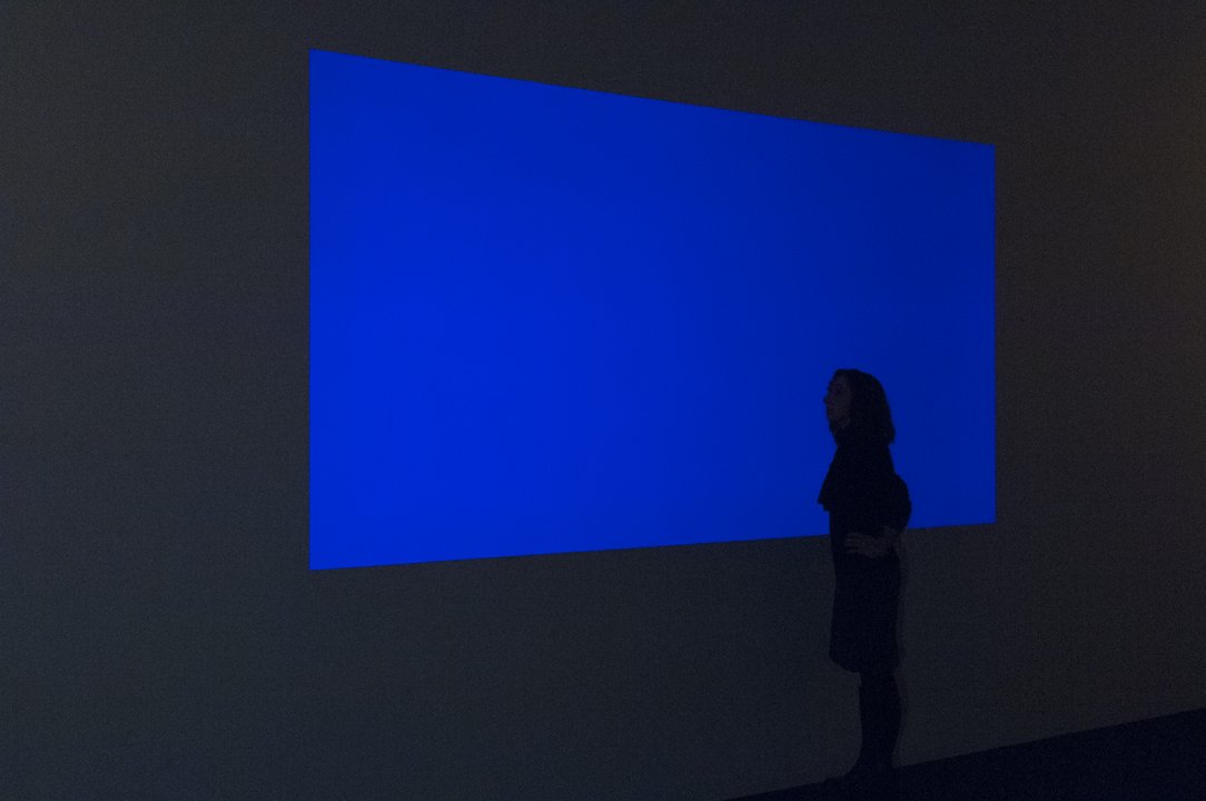 Installation view of James Turrell&#039;s Gap from the series “Tiny Town,” 2001