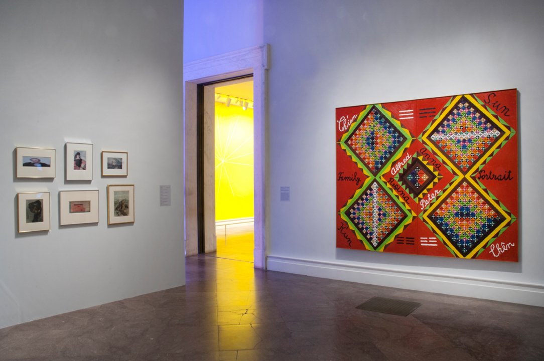 Installation view of Wish You Were Here: The Buffalo Avant-garde in the 1970s