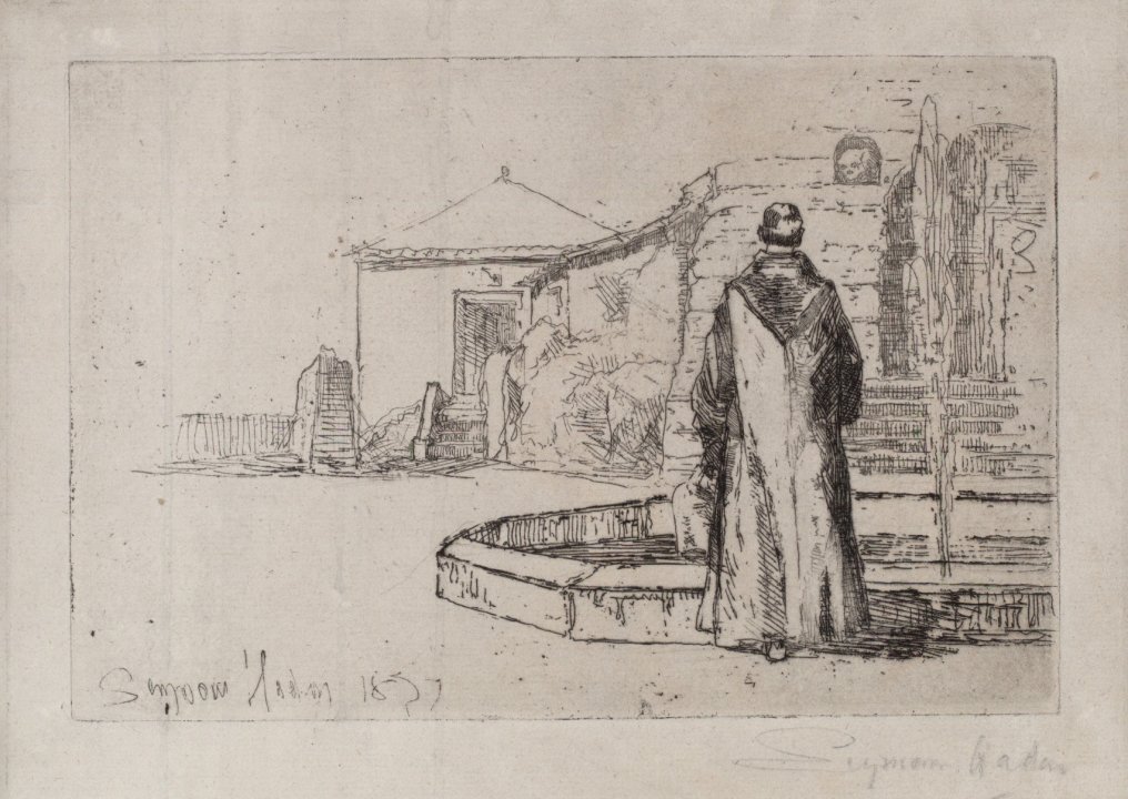 A Monk at the Fountain