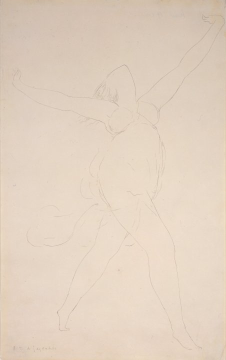 Isadora Duncan Dancing