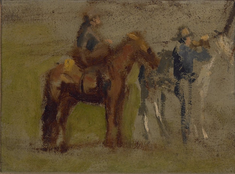 Study for &quot;Cowboys in the Badlands&quot;