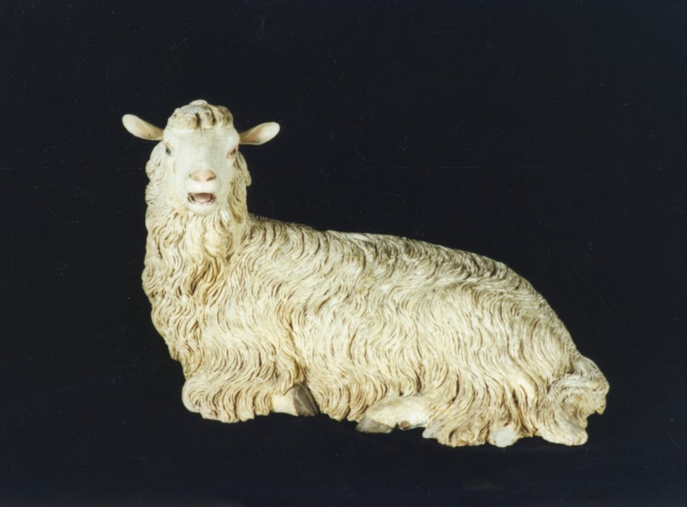Sitting Lamb from Crèche