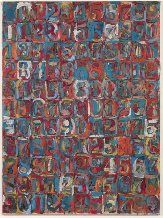 Jasper Johns&#039;s Numbers in Color, 1958–59