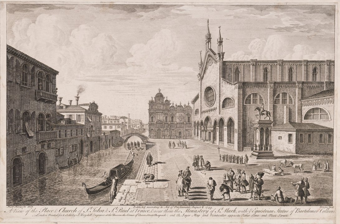 A View of the Place and Church of St. John and St. Paul at Venice