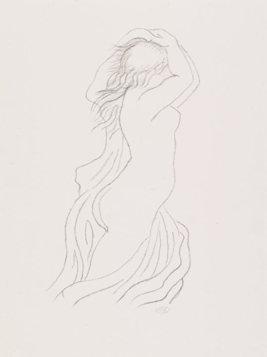Woman Combing Her Hair from the portfolio Aristide Maillol: Sculpture and Lithography