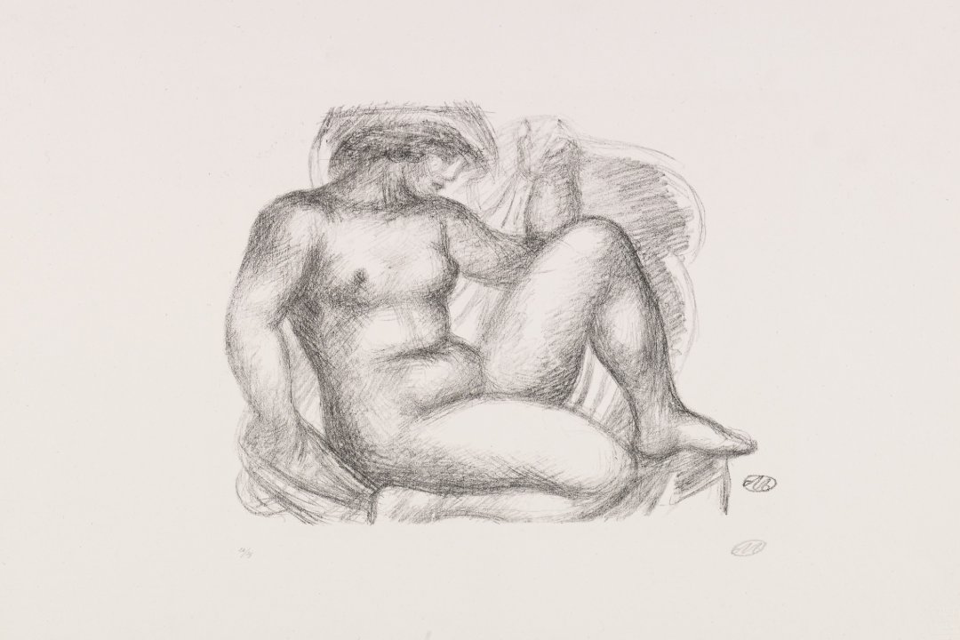 Seated Nude (version 1) from the portfolio Aristide Maillol: Sculpture and Lithography