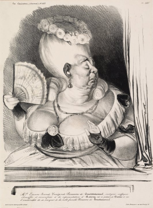 Mlle. Etienne Joconde (La Caricature No. 183)