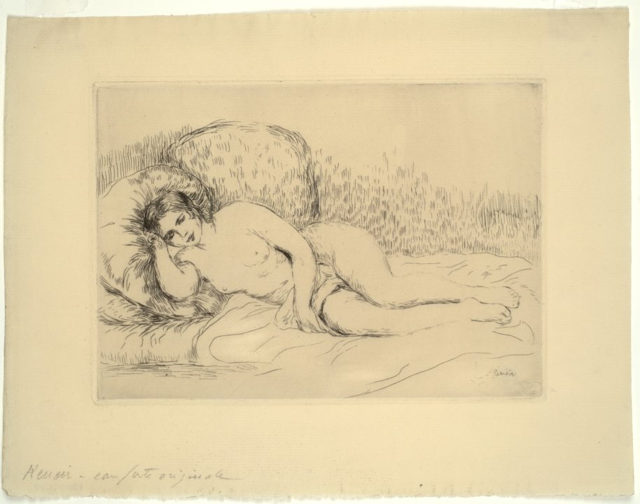 Femme Couché (tounée à gauche)