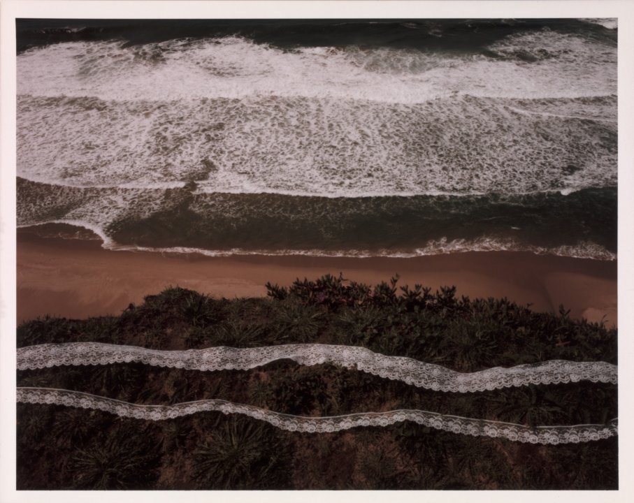 Wave, Lave, Lace, Pescadero Beach, California from the series Altered Landscapes