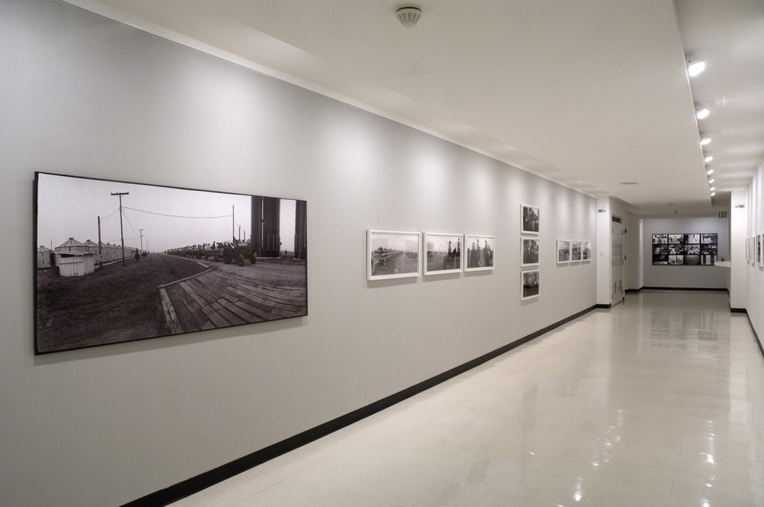 Installation view of Bruce Jackson: Cummins Wide, on view at the Albright-Knox Art Gallery, January 23–May 10, 2009