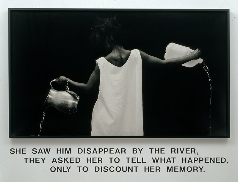 Lorna Simpson&#039;s Waterbearer, 1986