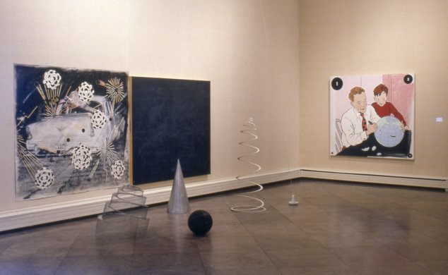 Installation view of Vernon Fisher
