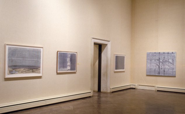 Installation view of Moshe Kupferman: Between Oblivion & Remembrance 