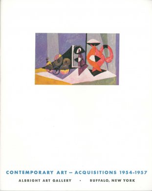 Cover of Contemporary Art - Acquisitions 1954-1957