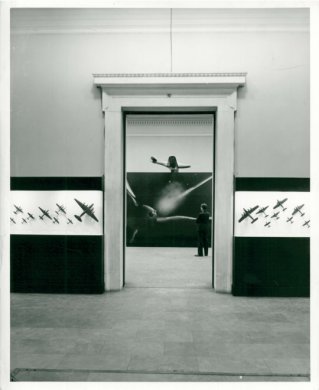 The entrance to the Airacobra exhibition