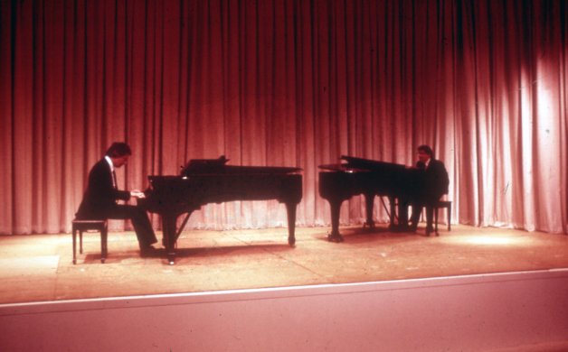 Morton Feldman and John Tilbury play pianos