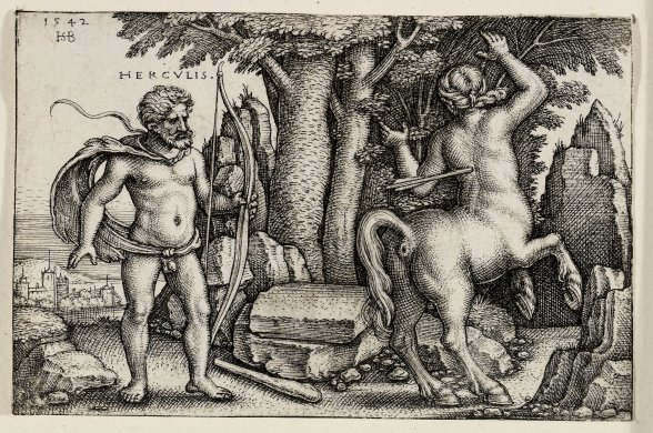 Hercules and the Centaur from the series Labors of Hercules
