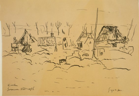 Curlu from the series Nine Drawings Made at the Front, World War I