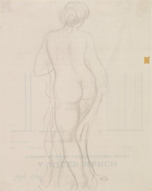 Standing Nude, Back