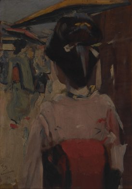 Woman in Kimono, Kanazawa