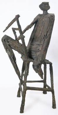Large Seated Figure with Chair (Version II)