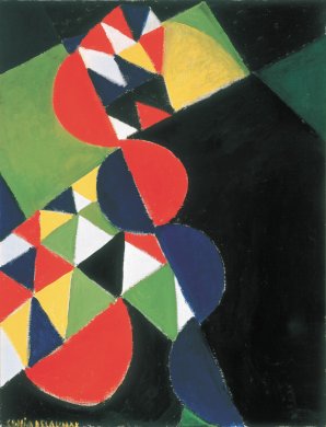 Sonia Delaunay&#039;s Colored Rhythm, 1958