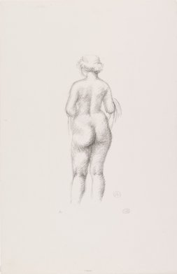 Standing Female Nude from the Back from the portfolio Aristide Maillol: Sculpture and Lithography