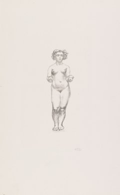 Standing Nude Holding Fruit (Pomona) from the portfolio Aristide Maillol: Sculpture and Lithography