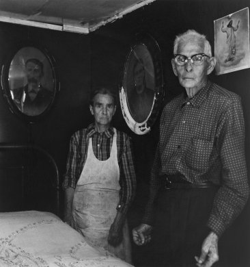 Untitled (Old couple in bedroom) from the series Appalachia, 1962-1987