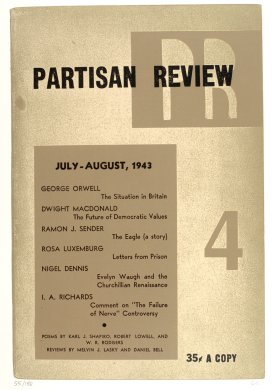 Partisan Review from the portfolio In Our Time: Covers for a Small Library After the Life for the Most Part